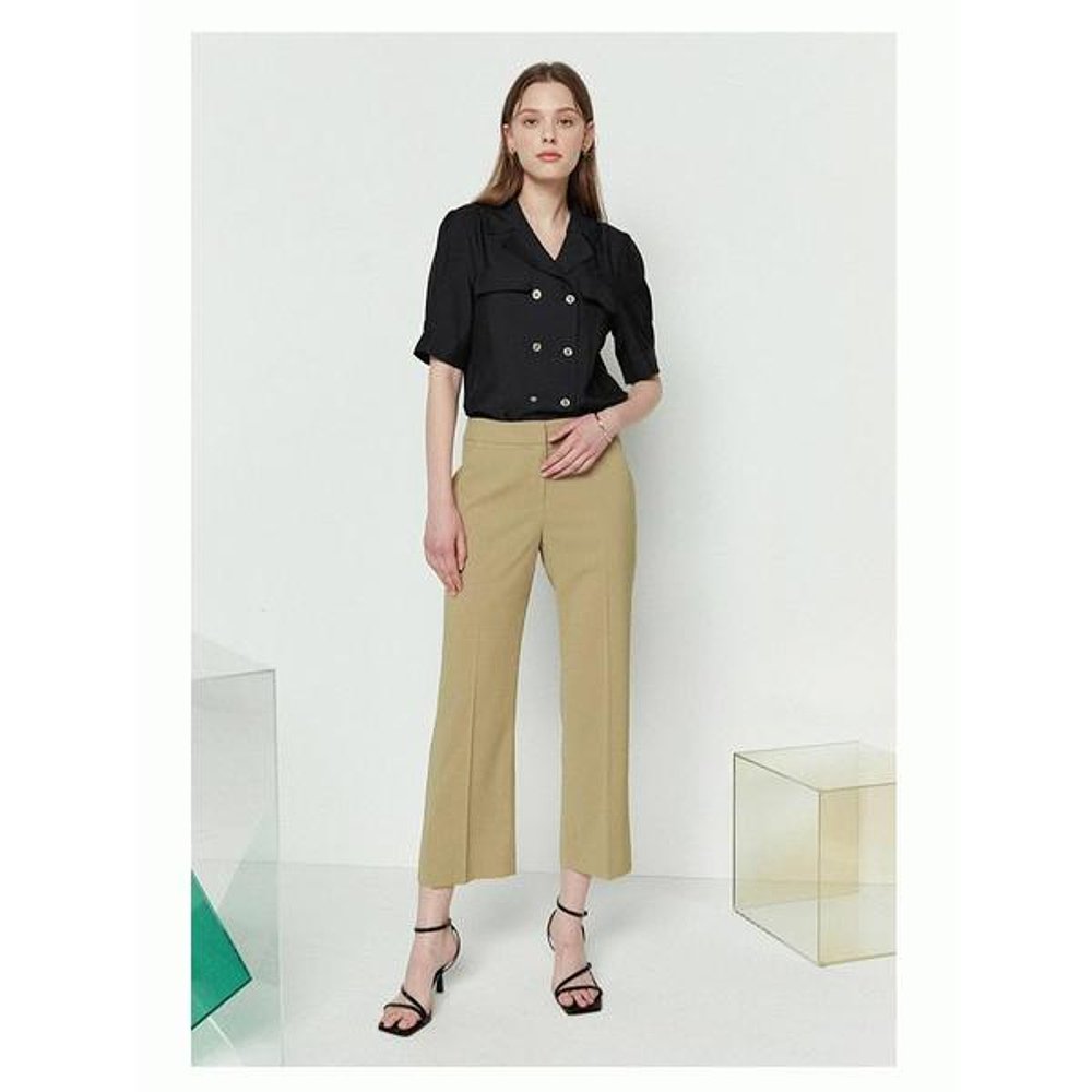 韩国直邮THE IZZAT 开衩细节半靴型长裤_IM6A0SL55SG - 图2