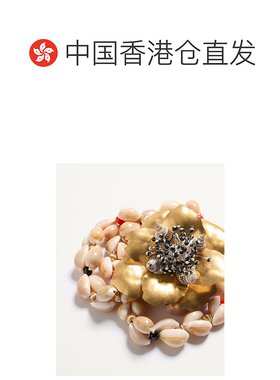 香港直邮VALENTINO 女士项链 WJ0AZ9FIXDLY AW2025 金色 Jardin A