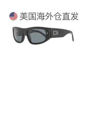 自营Dsquared2中性款Icon运动太阳镜Icon 0016/S 003IR哑光黑色57