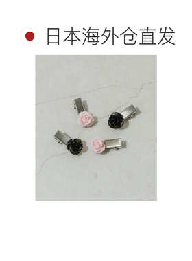 日本直邮SMELLY 女士迷你玫瑰造型发夹套装 SM462【付后1h可退】