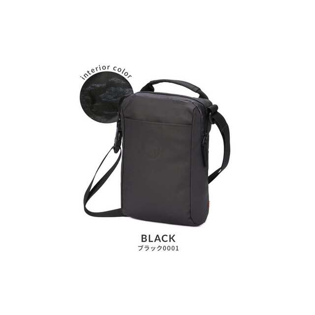 ໂດຍກົງຈາກປະເທດຍີ່ປຸ່ນ Seon shoulder bag unisex mini waterproof ສີດໍາ