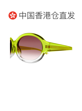 香港直邮GUCCI 女士眼镜 GG2012S013 AW2025 古驰 棕色圆框太阳镜