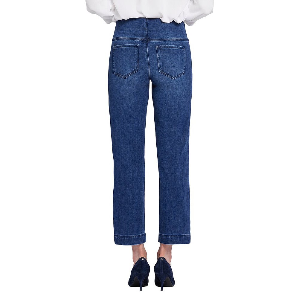 自营NYDJ Petite Bailey Missionblue Straight Leg Jean - blue - 图2
