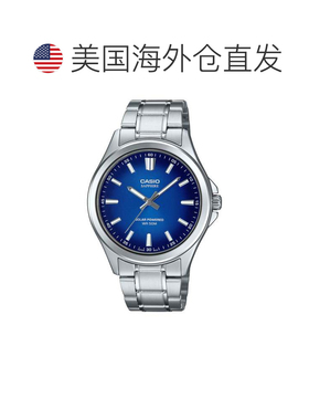 自营Casio Men’s Blue Dial Stainless Steel Bracelet Watch -