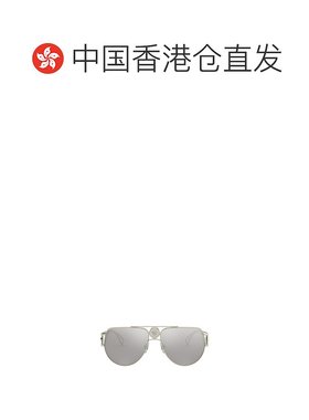 香港直邮VERSACE 男士太阳镜 2225SOLE12526G SS2024 灰色 徽标太