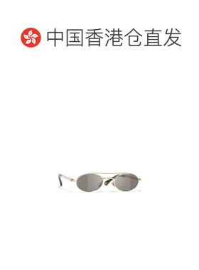 1h可退 香港直邮CHANEL 女士眼镜 CH4297HC1253 CO 灰色 全框太阳