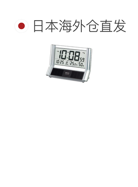 日本直邮seiko精工电波电子数字座钟日期温度湿度显示SQ690S