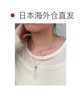 日本直邮GOLDY 女士珍珠链条项链 可调节长度 上班聚会通用 LEZ10