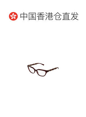 香港直邮GUCCI 女士眼镜 GG2060O003 SS2026 棕色 几何平光镜