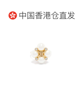 1h可退 香港直邮潮奢 Celine 思琳 女士 圈形戒指 461JX6RPS珍珠