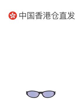 香港直邮BALENCIAGA 男士眼镜 BB0007S011 CO 蓝色 椭圆框太阳镜