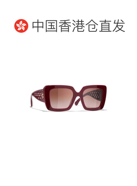香港直邮CHANEL 女士眼镜 CH556717925M CO 红色 全框太阳镜
