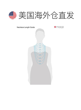 1h可退 【美国直邮】givenchy 通用 项链纪梵希水晶吊坠毛衣链