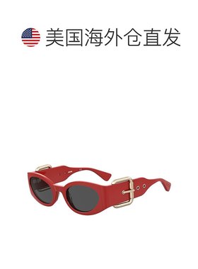 自营Moschino Resin Women's Sunglasses - red 美国奥莱直发