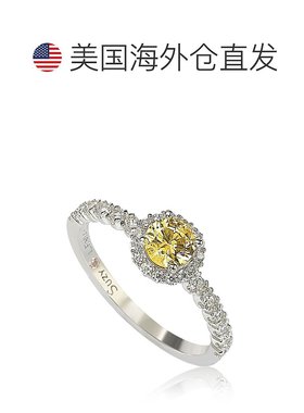 自营Suzy Levian Sterling Silver Pink Sapphire (0.54cttw) & D