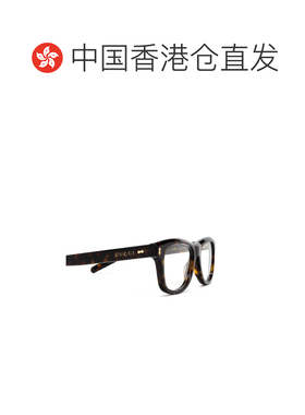 香港直邮GUCCI 男士太阳镜 GG1526O006 CO 黑色 全框平光镜古驰