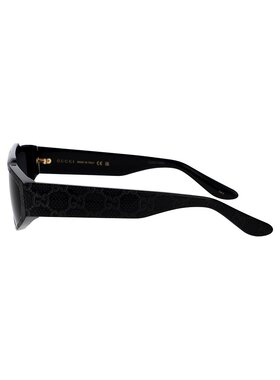 GUCCI 男士太阳镜 GG1591S001 AW2024 黑色 几何框太阳镜