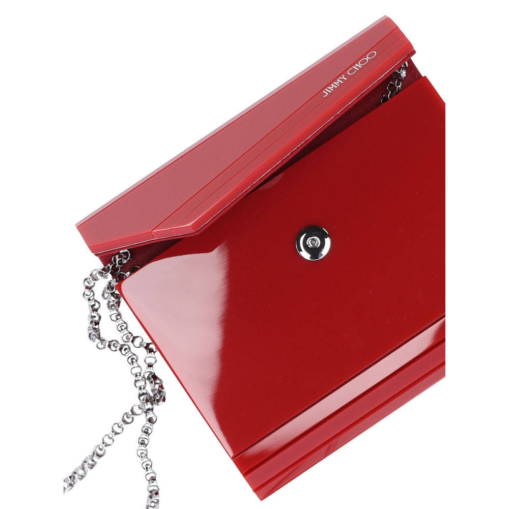 1h可退 香港直邮Jimmy Choo 周仰杰 女士 Bags 红色手拿包 CANDYA,淘宝优惠券,粉丝福利购,淘宝优惠卷