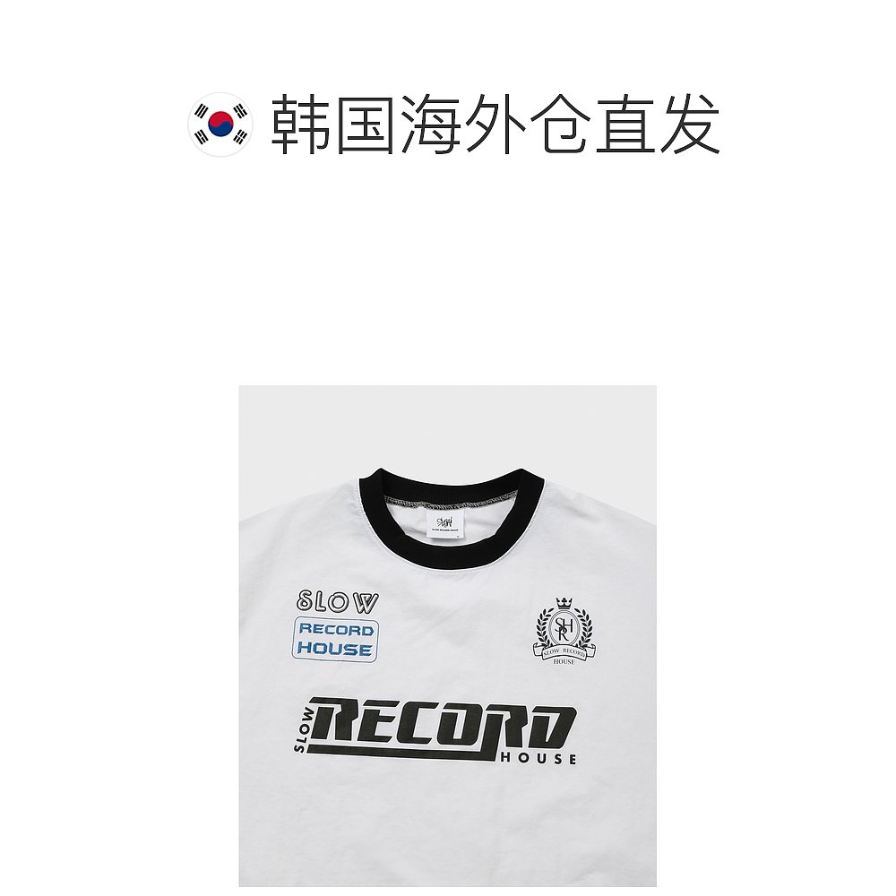 韩国直邮slow record house 通用 上装T恤运动 - 图1