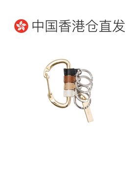 香港直邮Prada 皮革和金属钥匙扣挂件 1PP187ASK【付后1h可退】