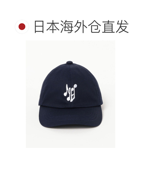 日本直邮BEAMS T 男士 全棉音符刺绣纽约主题棒球【付后1h可退】