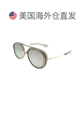 自营Dita Spacecraft 19017-C-GRY-GLD-52 Unisex Aviator Sungla
