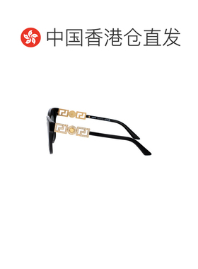 香港直邮versace 范思哲 女士 黑色醋纤太阳眼镜 0VE4471BGB187GB