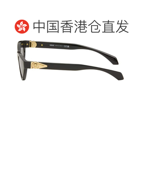 1h可退 香港直邮versace 范思哲 女士 黑色 Avanti Cat-Eye 太阳