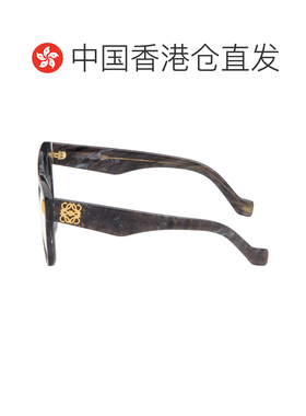 1h可退 香港直邮LOEWE 罗意威 男士 灰色 Anagram 眼镜 LW50069IM