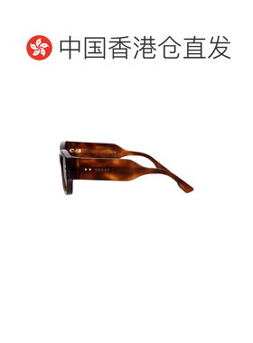 自营GUCCI 男士太阳镜 GG1261S002 SS2025 黑色 徽标太阳镜眼镜