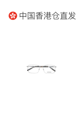 香港直邮MONTBLANC 男士太阳镜 MB0022OMETAL005 AW2024 白色