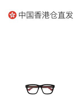 香港直邮GUCCI 男士眼镜 GG1870O001 SS2025 古驰 全框红色平光镜
