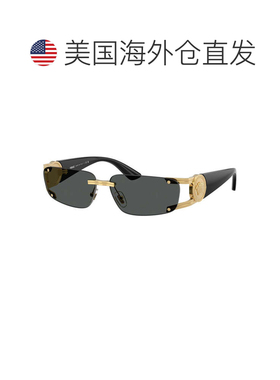 自营versaceVE2291 10006G深灰色/深灰色-金色/哈瓦那 美国奥莱直