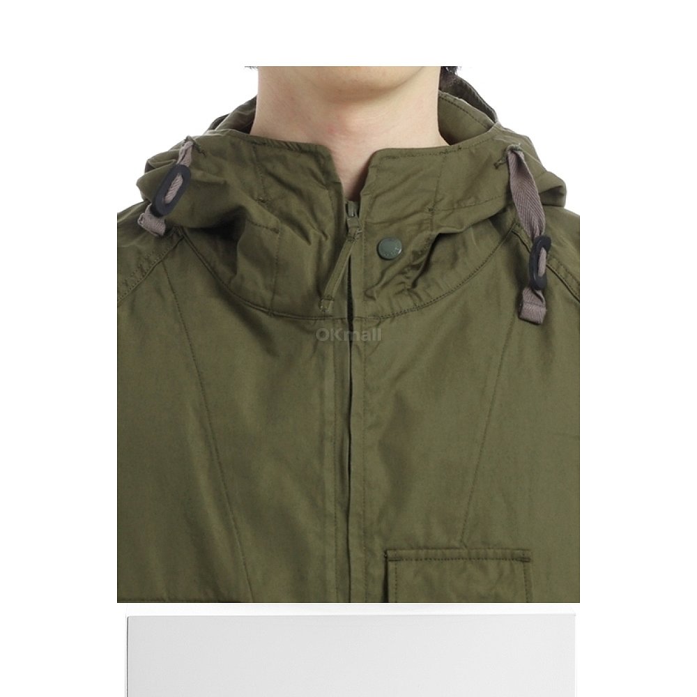 韩国直邮Engineered Garments Atlantic Parka 橄榄色涂层棉布 (2 - 图3