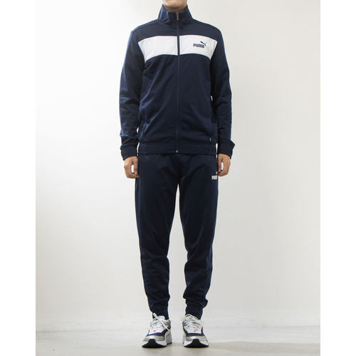日本直邮PUMA 彪马 男士涤纶训练服套装（ 海军蓝）678477 - 图2