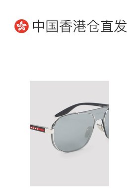 香港直邮PRADA 男士太阳镜 0PS53YSBLACK SS2025 黑色 Sunglasses