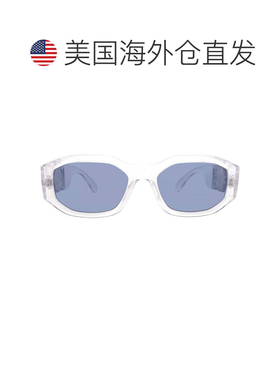 自营Versace Dark Blue Geometric Unisex Sunglasses VE4361 148