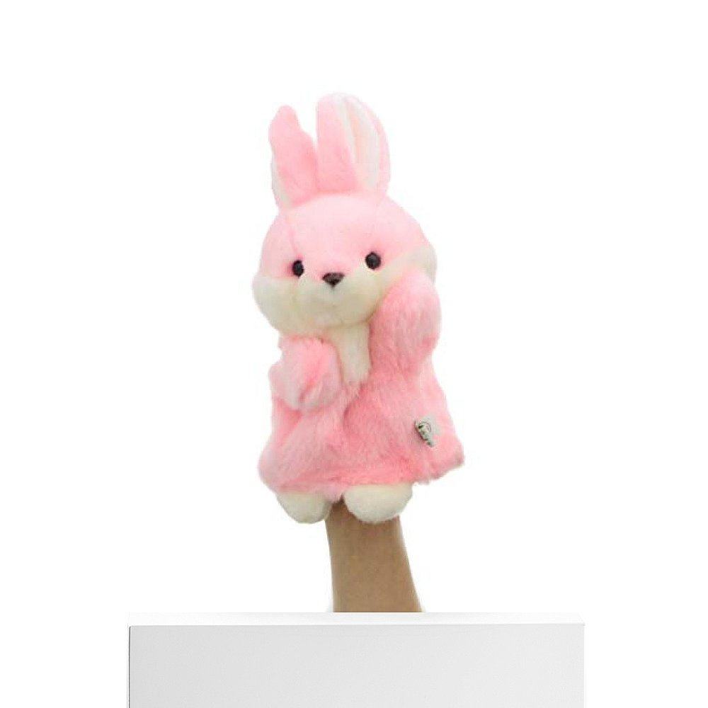 【日本直邮】Cute兔子手偶粉色毛绒玩偶柔软舒适摆件时尚简约,淘宝优惠券,粉丝福利购,淘宝优惠卷