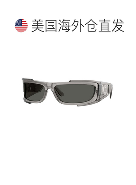 自营versaceVE4446 593/87 Grey Transparent/Dark Grey - grey t