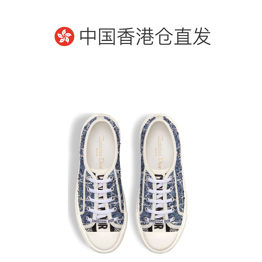 香港直邮Dior 圆头低帮休闲鞋 DIO35TT4迪奥 - 图1
