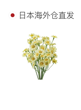 日本直邮Francfranc 仿真小雏菊花束 浅黄色