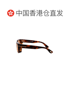 香港直邮Tom Ford 汤姆 福特 女士 橙色雪茄色醋纤太阳眼镜 FT118