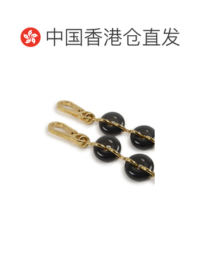 香港直邮LOEWE 女士项链 C564T03X021206 SS2026 黑色 甜甜圈链条