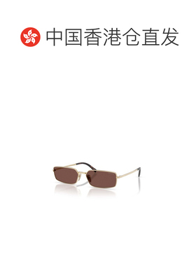 香港直邮PRADA 女士眼镜 PRA60SZVN80T CO 棕色 矩形太阳镜