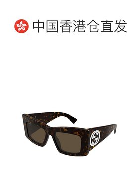 香港直邮GUCCI 女士太阳镜 GG1842S002 CO 黑色 GUCCI Sunglasses