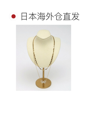 日本直邮ROYAL PARTY 女士 双层丝带亮片项链 756【付后1h可退】