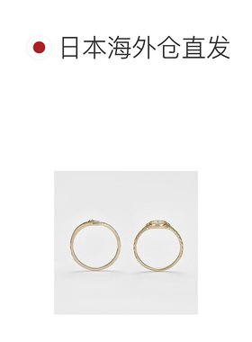 日本直邮日潮 agete 阿卡朵限定款K10 钻石 套戒