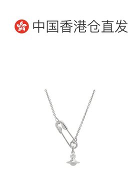 1h可退 香港直邮Vivienne Westwood 安全别针吊坠项链 8050889973
