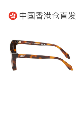香港直邮off-white 男士 棕色 Bridgeport 太阳镜 OW10456D20566D