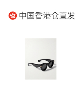 香港直邮LOEWE 女士眼镜 LW4011801ABLACK SS2024 黑色 徽标太阳